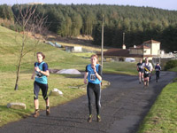 Becky Carlyle and Helen Murray - Lothian mixed team - fastest ladies on Leg 1